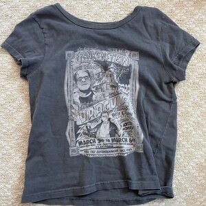 Brandy Melville Charcoal Graphic Tee
